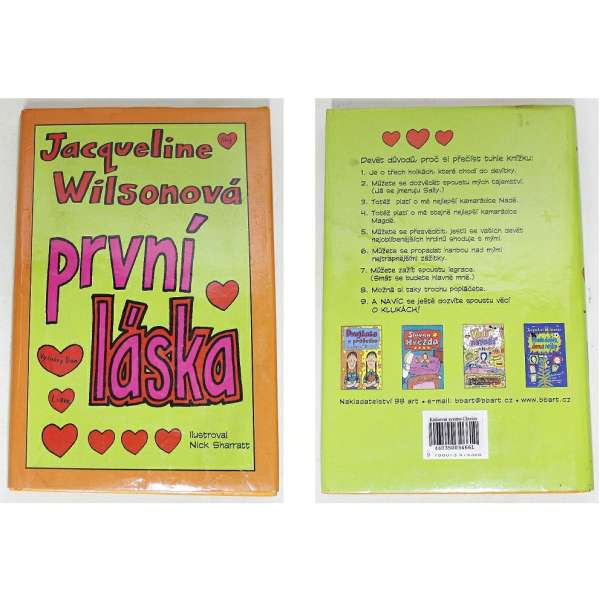 KNIHA PRVNÍ LÁSKA Jacqueline Wilsonová