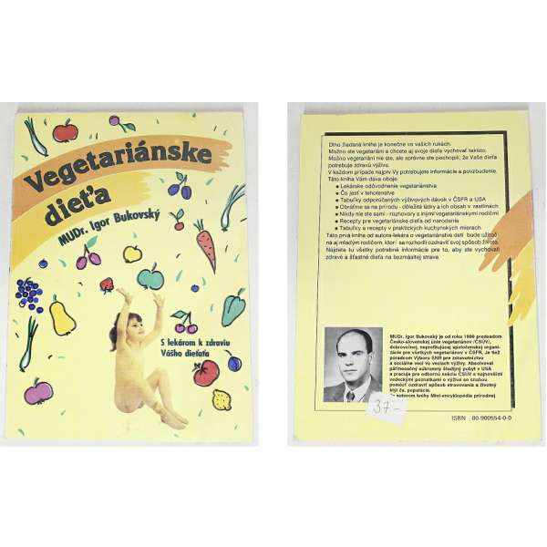 KNIHA VEGETARIÁNSKE DIEŤA MUDR. Igor Bukovský