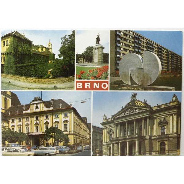 Pohled BRNO Š BAR PROŠLÝ 1973