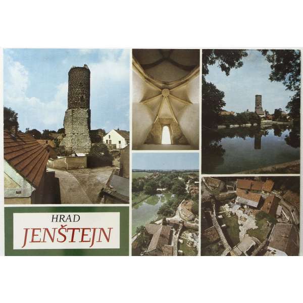 Pohled HRAD JENŠTEJN Š BAR PROŠLÝ 1985