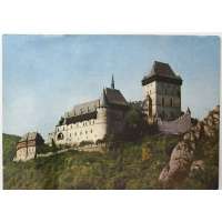 Pohled HRAD KARLŠTEJN Š BAR ČISTÝ