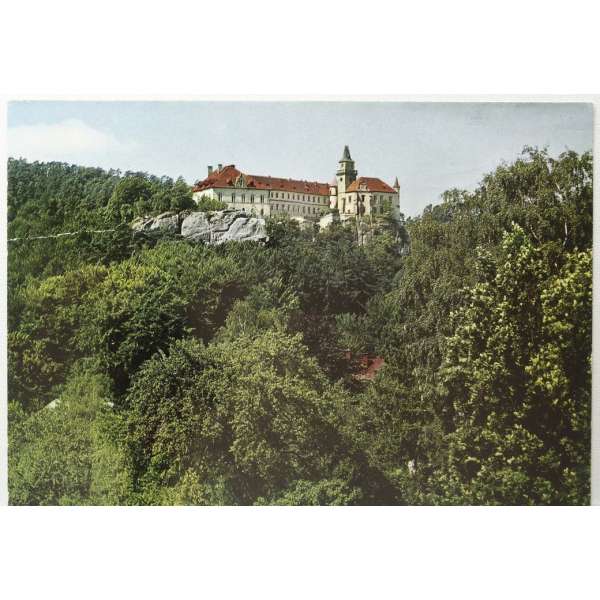 Pohled HRUBÁ SKÁLA ZÁMEK Š BAR PROŠLÝ