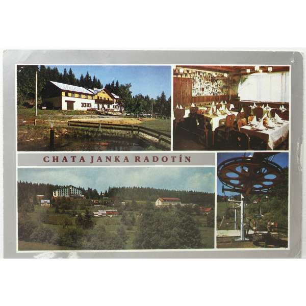 Pohled CHURÁŇOV-ZADOV CHATA JANKA RADOTÍN Š BAR PROŠLÝ
