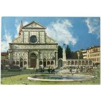 Pohled ITÁLIE FIRENZE PIAZZA E CHIESA Š BAR ČISTÝ