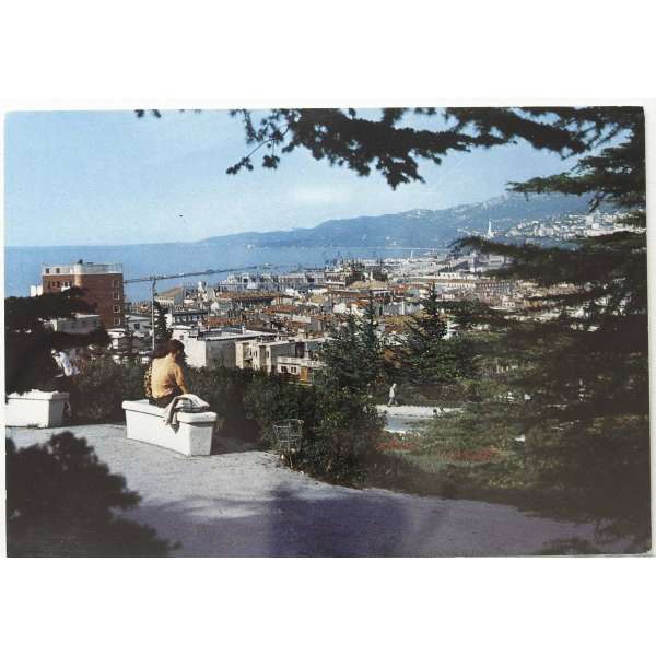 Pohled ITÁLIE TRIESTE DAL COLLE DI S.GIUSTO Š BAR ČISTÝ