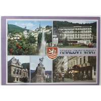 Pohled KARLOVY VARY HOTEL MOSKVA Š BAR PROŠLÝ