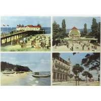 Pohled NĚMECKO INSEL USEDOM Š BAR PROŠLÝ 1968