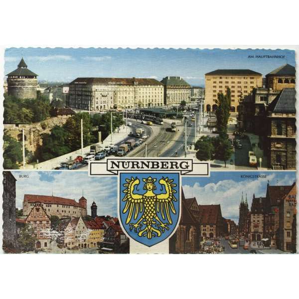 Pohled NĚMECKO NURNBERG Š BAR PROŠLÝ
