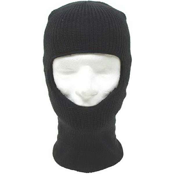 KUKLA BALACLAVA 1 OTVOR ACRYL ČERNÁ