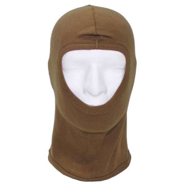 KUKLA BALACLAVA 1 OTVOR LETNÍ 100% BAVLNA COYOTE