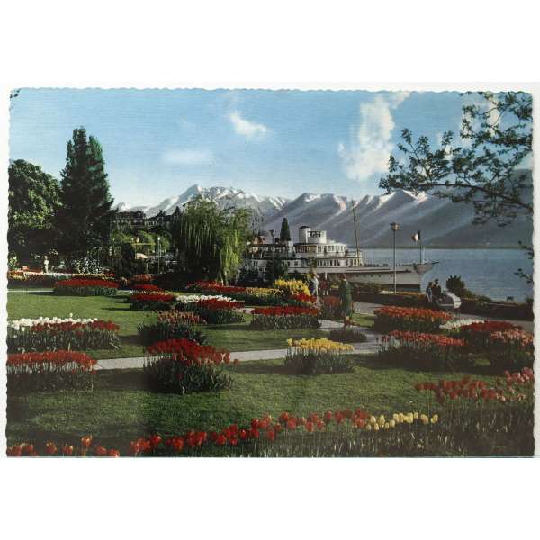 Pohled ŠVÝCARSKO MONTREUX Š BAR ČISTÝ