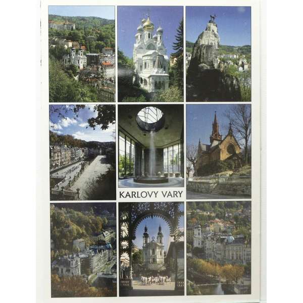 Pohled KARLOVY VARY V BAR PROŠLÝ