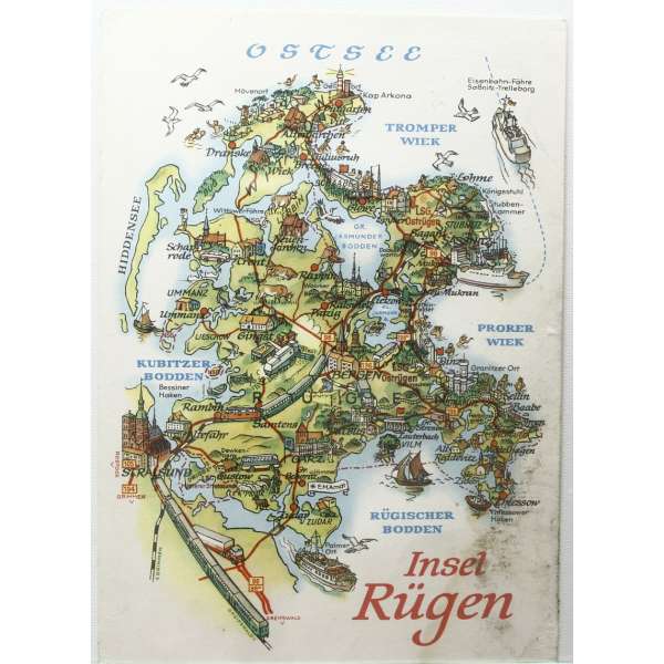 Pohled NĚMECKO INSEL RUGEN V BAR ČISTÝ