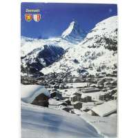 Pohled ŠVÝCARSKO ZERMATT V BAR PROŠLÝ