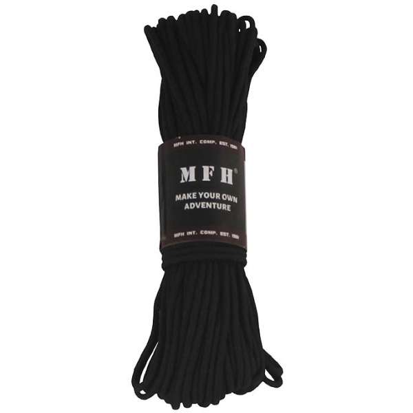 LANO COMMANDO-SEIL 5mm 30m NYLON ČERNÉ