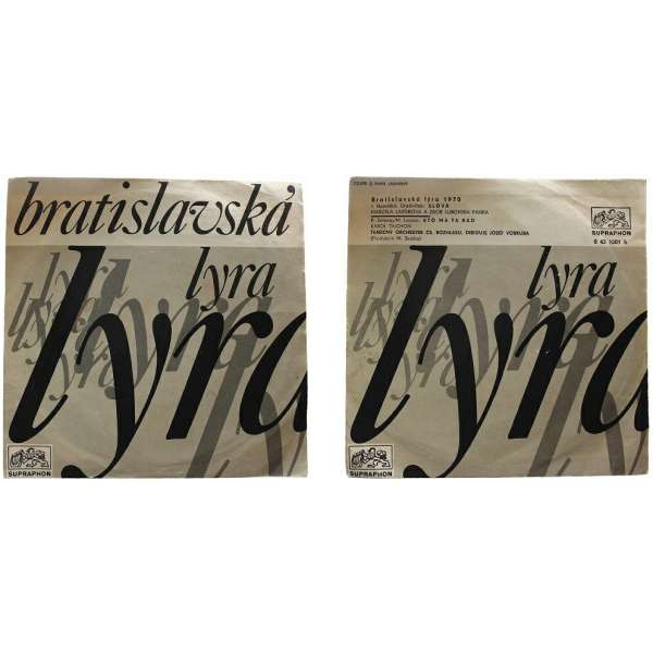 DESKA VINYL SP BRATISLAVSKÁ LYRA MARCELA LAIFEROVÁ 1.SLOVÁ 2.KTO MÁ ŤA RÁD 1970 SUPRAPHON