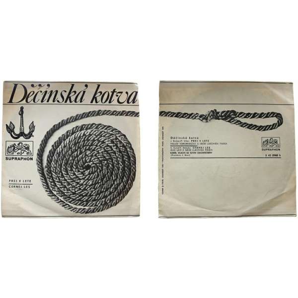 DESKA VINYL SP DĚČÍNSKÁ KOTVA VOBORNÍKOVÁ,ULM 1. PREJ V LÉTĚ 2.ČERNEJ LES 1970 SUPRAPHON