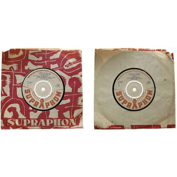 DESKA VINYL SP E.PILAROVÁ,W.MATUŠKA 1.VŽDYŤ JSOU VÁNOCE 2.SNĚHOBÍLÁ VLOČKA 60-tá léta SUPRAPHON