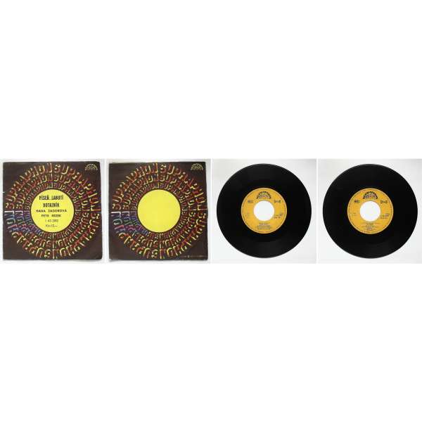 DESKA VINYL SP HANA ZAGOROVÁ,P.REZEK 1.PÍSEŇ LABUTÍ 2.DOTAZNÍK 1978 SUPRAPHON