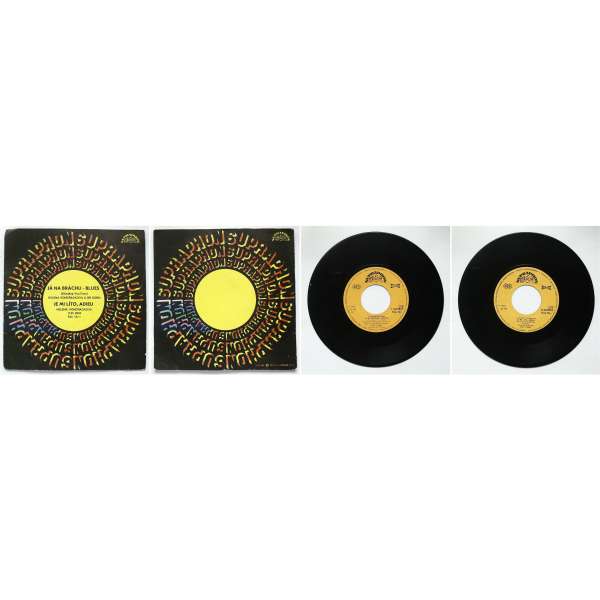 DESKA VINYL SP HELENA VONDRÁČKOVÁ 1.JÁ NA BRÁCHU-BLUES 2.JE MI LÍTO,ADIEU 1981 SUPRAPHON