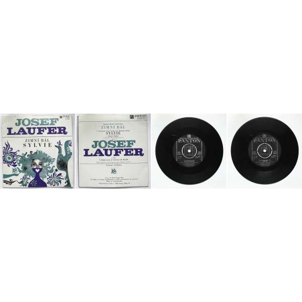 DESKA VINYL SP JOSEF LAUFER 1.ZIMNÍ BÁL 2.SYLVIE 1972 PANTON