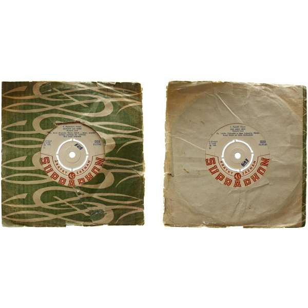 DESKA VINYL SP K.KOPECKÝ,J.ČEŘOVSKÁ 1.SCHODY DO NEBE 2.ZAS JAKO DŘÍV 60-tá léta SUPRAPHON