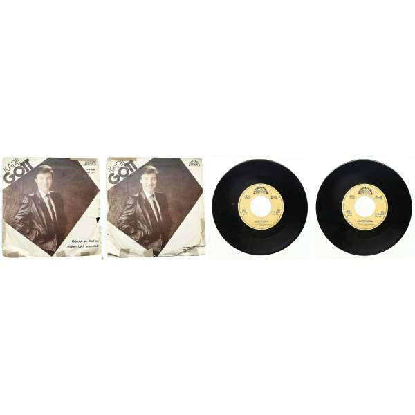 DESKA VINYL SP KAREL GOTT 1.ODNAUČ SI ŘÍKAT NE 2.MÁLEM BYCH ZAPOMNĚL 1985 SUPRAPHON