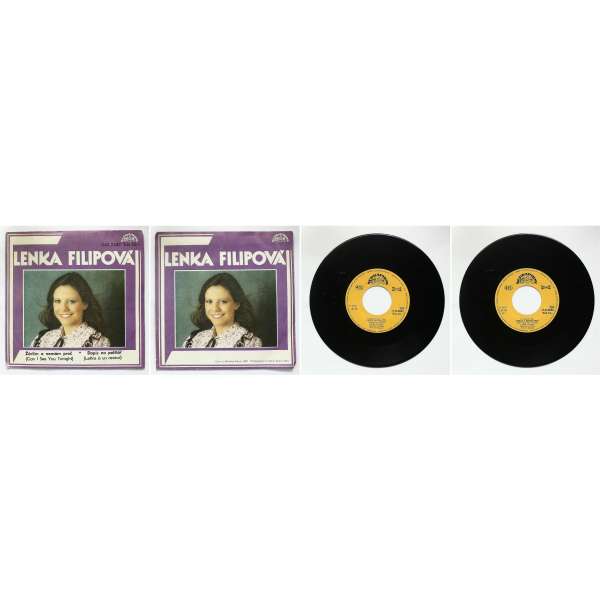 DESKA VINYL SP LENKA FILIPOVÁ 1. ŽÁRLÍM A NEMÁM PROČ 2.DOPIS NA POLŠTÁŘ 1981 SUPRAFON