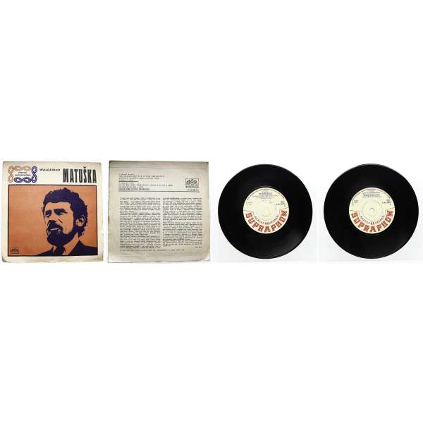 DESKA VINYL SP MATUŠKA 1.JEN KOUSEK OD NÁS JE SAN FRANCISCO 2.AŽ SE MŮJ ČAS PONACHÝLÍ 1970 SUPRAPHON