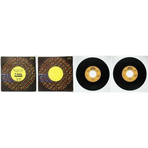 DESKA VINYL SP MAXIMUM PETRA HANNIGA 1.MÁM UŽ DÁVNO JINOU 2.PROMIŇTE,OMYL 1980 SUPRAPHON PERFEKTNÍ
