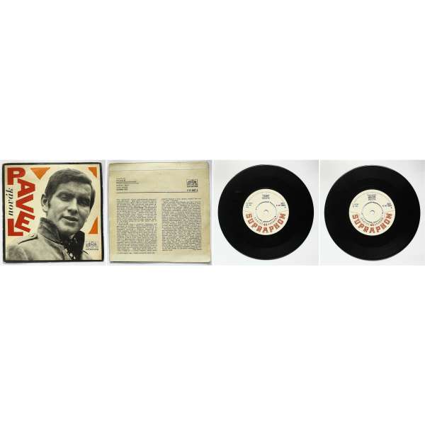 DESKA VINYL SP PAVEL NOVÁK 1.CHODÍM 2.KROKY BOT 1968 SUPRAPHON