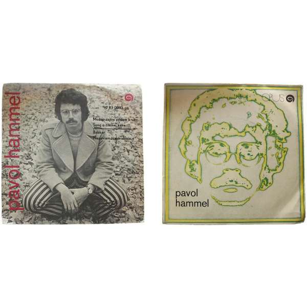 DESKA VINYL SP PAVOL HAMMEL 1.MOŽNO ZAJTRA PRÍDEM K VÁM 2.SONG O ČIERNEJ KÁVE 1973 OPUS