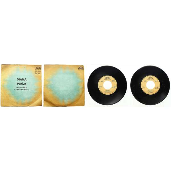 DESKA VINYL SP PETR KOTVALD, STANISLAV HLOŽEK 1.DIANA 2.MALÁ 1982 SUPRAPHON
