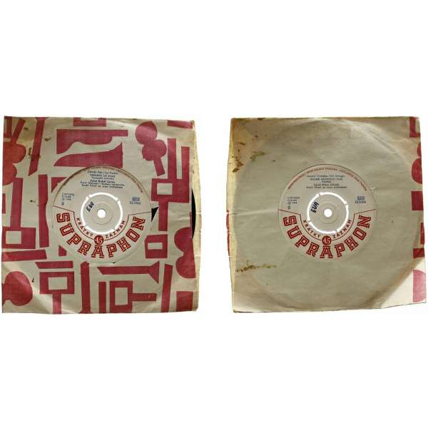 DESKA VINYL SP R.CORTÉS,M.CHLADIL 1.TÁBORÁK UŽ ZHAS 2.VOLÁNÍ DIVOKÝCH DUŠÍ 1964 SUPRAPHON