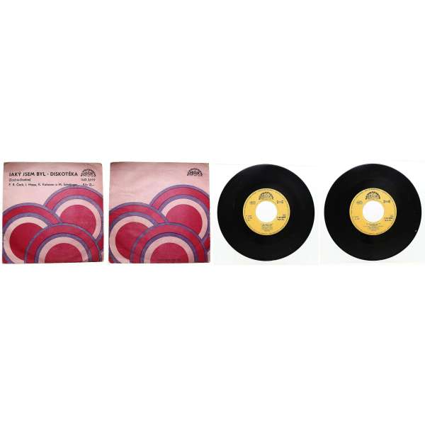 DESKA VINYL SP RINGO ČECH 1.JAKÝ JSEM BYL 2.DISKOTÉKA 1983 SUPRAPHON