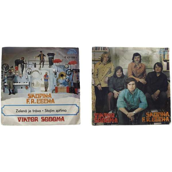 DESKA VINYL SP RINGO ČECH-SODOMA 1.ZELENÁ JE TRÁVA 2.STOJÍM ZPŘÍMA 1972 V1 SUPRAPHON