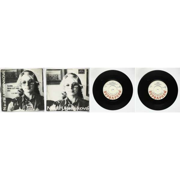 DESKA VINYL SP URBÁNKOVÁ 1. ZÁVIDÍM 2.NĚKDO SE K NÁM DÍVÁ 1969 SUPRAPHON