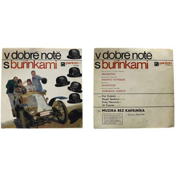 DESKA VINYL SP V DOBRÉ NOTĚ S BUŘINKOU 1970 PANTON