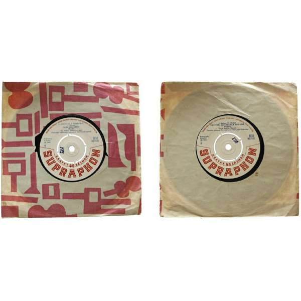 DESKA VINYL SP V.OLBERT,V.NECKÁŘ  1.OHEŇ DOHOŘÍVÁ 2.TU KYTARU JSEM KOUPIL KVŮLI TOBĚ 1965 SUPRAPHON
