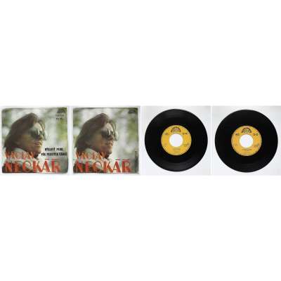 DESKA VINYL SP VÁCLAV NECKÁŘ 1.MÝDLOVÝ PRINC 2.PÁR PROSTÝCH ŘÁDKŮ 1979 SUPRAPHON