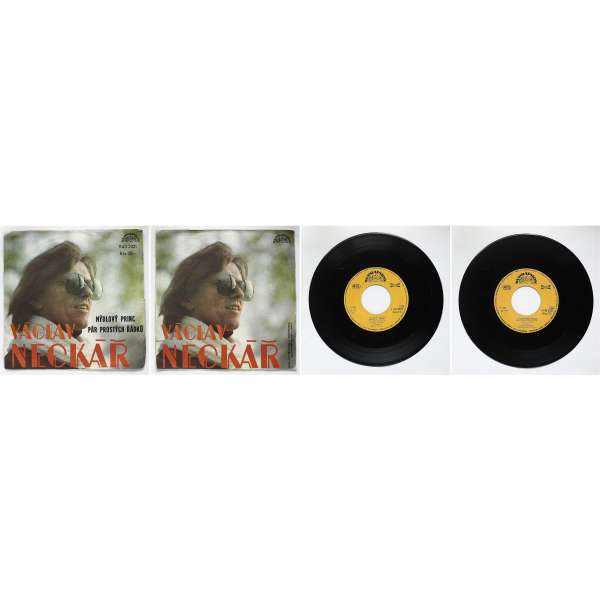 DESKA VINYL SP VÁCLAV NECKÁŘ 1.MÝDLOVÝ PRINC 2.PÁR PROSTÝCH ŘÁDKŮ 1979 SUPRAPHON