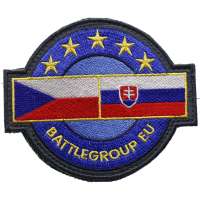 NÁŠIVKA ČESKO-SLOVENSKÁ BITEVNÍ SKUPINA EU velcro