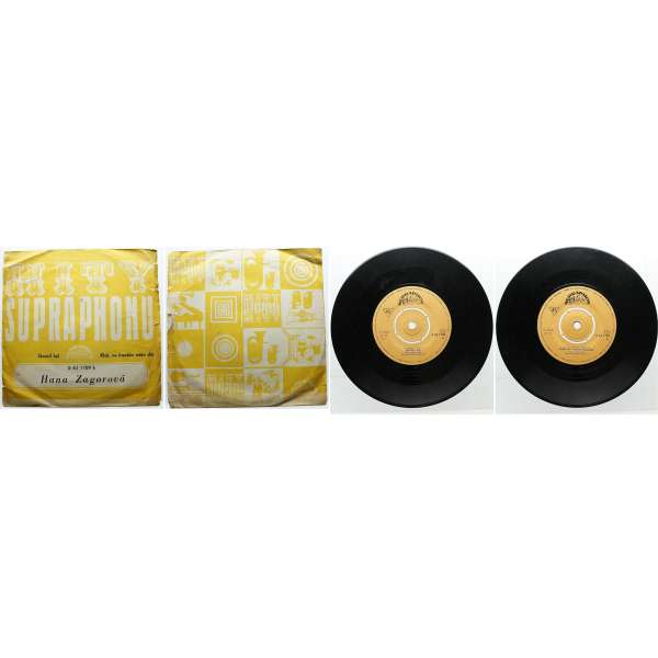DESKA VINYL SP HANA ZAGOROVÁ 1.SKONČIL BÁL 2.KLUK,NA KTERÉHO MŮŽU DÁT 1974 V1 SUPRAPHON