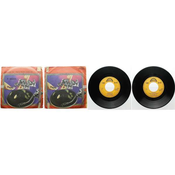 DESKA VINYL SP PETR REZEK 1.NEJKRÁSNĚJŠÍ DÉŠŤ 2.KDZ6 JE KLUK;M 15 LET 1978 SUPRAPHON