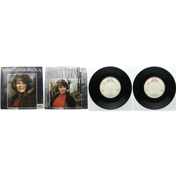 DESKA VINYL SP YVETTA SIMONOVÁ 1.BUTTERFLY 2.ROMEO, MNE SE STÝSKÁ 1972 SUPRAPHON