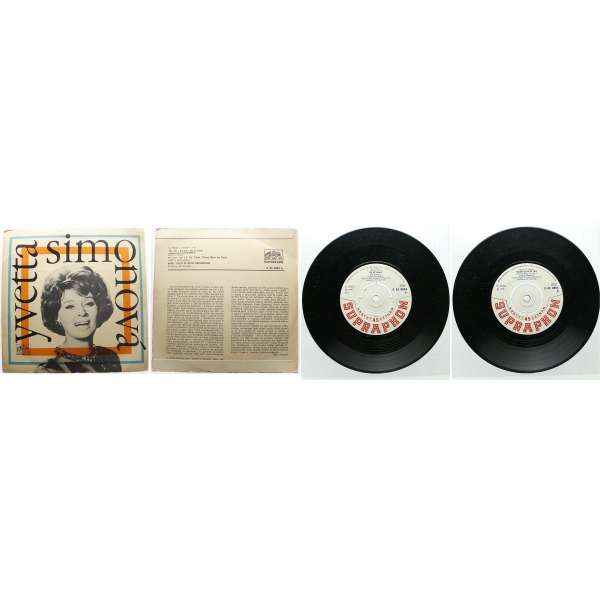 DESKA VINYL SP YVETTA SIMONOVÁ 1.TO JE LÁSKA 2.MLÁDÍ UŽ JE TO TAM 1969 SUPRAPHON