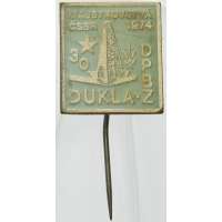 ODZNAK MAJSTROVSVÁ ČSSR DPBZ DUKLA 1974 20x22mm ZAPICHOVACÍ