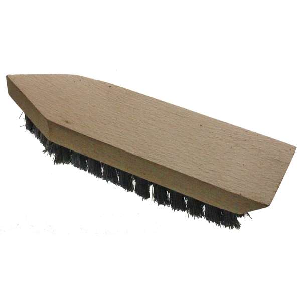 KARTÁČ NA BOTY a ODĚVY 16cm TVRDÝ DŘEVO