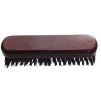KARTÁČ NA BOTY a ODĚVY 16x4,5cm TVRDÝ DŘEVO SVĚTLE VÍNOVÝ