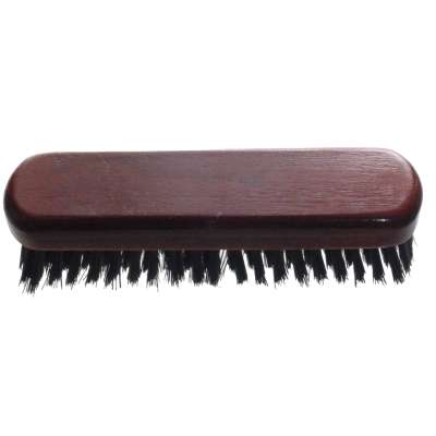 KARTÁČ NA BOTY a ODĚVY 16x4,5cm TVRDÝ DŘEVO SVĚTLE VÍNOVÝ